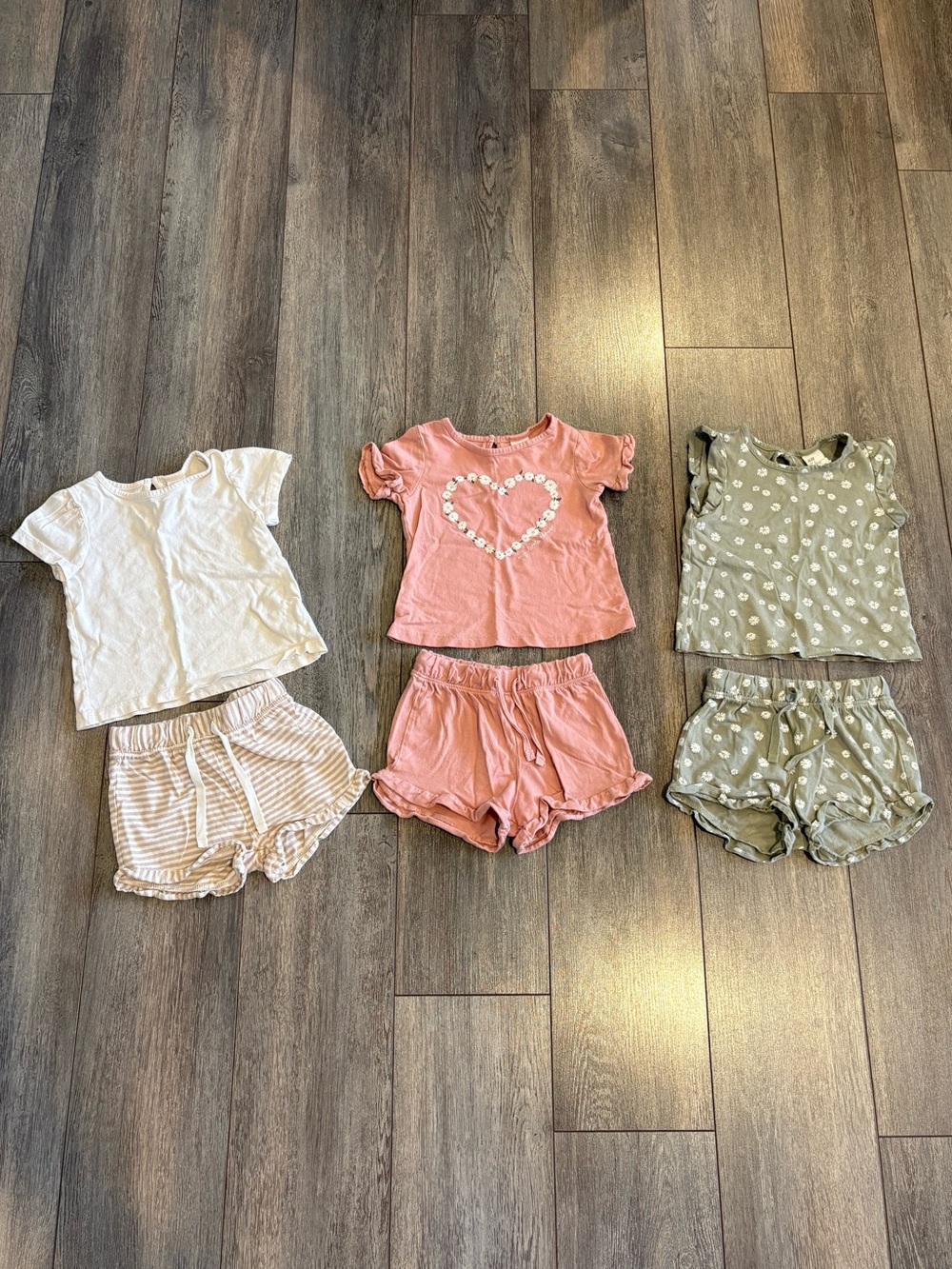H&M Baby Set of 3 Shirts and Shorts